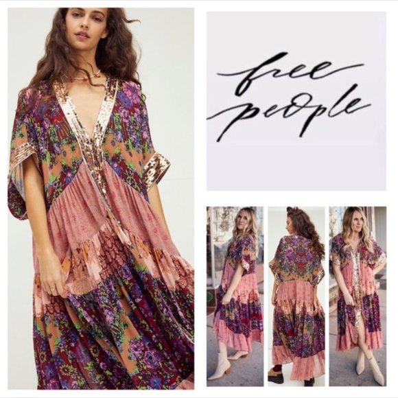 NWT Free People One Fine Day Maxi Top-Dress, Small